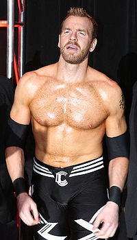 Christian Cage in wrestling gear.