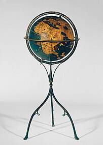 Erdapfel by Martin Behaim, oldest existing globe, 1492–1494