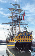 Grand Turk, moored in Ostend, Belgium.