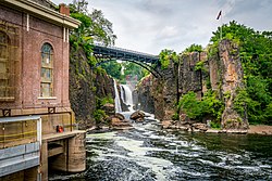Great Falls of the Passaic River in Paterson in July 2016