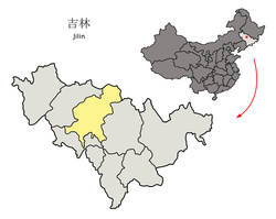 长春市在吉林省的地理位置