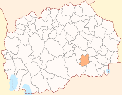 Location of Demir Kapija Municipality