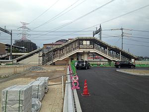 車站遠景(2016年5月)