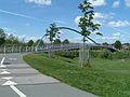 The Millennium Bridge from Fulford.