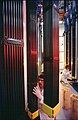 Image 3Nuclear fuel assemblies being inspected before entering a pressurized water reactor in the United States (from Nuclear power)