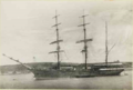 City of Adelaide at Port Augusta c1882-83, after conversion to a barque.
