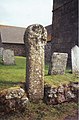 Fig. d35: a Cornish cross in the cemetery, Sennen