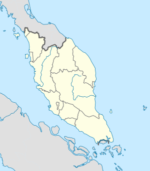 葫芦顶在马来西亚半岛的位置