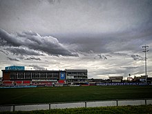 The Whitten Oval in August 2022 after the demolition of the EJ Whitten stand