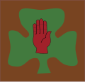 107th (Ulster) Independent Brigade Group Territorial Army Worn from 1950 to 1967.[45]