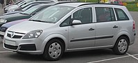Vauxhall Zafira (United Kingdom) (2005–2009)
