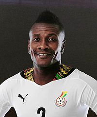 Asamoah Gyan in 2014