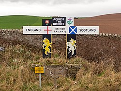 The Border on the East Coast Main Line