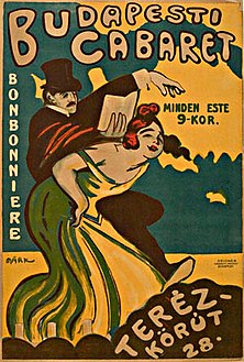 Poster for the Budapest Cabaret