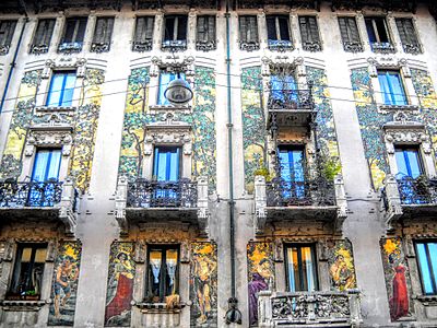 Casa Galimberti in Milan by Giovanni Battista Bossi (1903–1905)