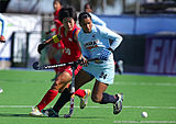 O-38 Nominated by Fowler&fowler. India playing Japan in the Women's Field Hockey FIH World Cup, Rosario, Argentina, 2010
