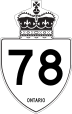 Highway 78 marker