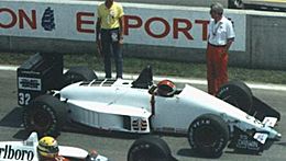 EuroBrun ER188 at the 1988 Canadian Grand Prix.
