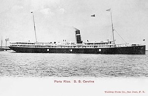 SS Carolina, circa 1907