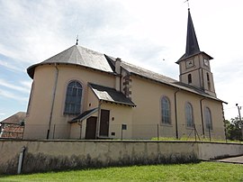 The church in Sainte-Pôle