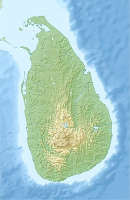 阿讷莱岛在斯里兰卡的位置