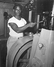 US Merchant Marine sailor in 1944