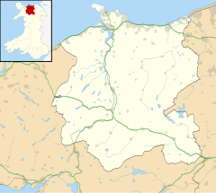 Llangystennin is located in Conwy