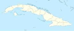 關達那摩灣拘押中心在古巴的位置