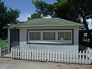 Manistee Ranch office built in 1924, and used as such by the Sands family, until 1947.