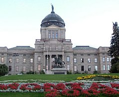 位于赫勒拿的州议会大厦，赫勒拿也是蒙大拿州州府