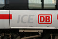 位于城际快车-T端部车厢的“城际快车-DB”标志