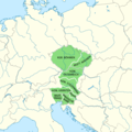 Image 47Territories ruled by Ottokar II of Bohemia in 1273 (from History of the Czech lands)