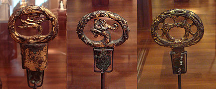 刀柄，古坟时代末期，日本，6世纪。吉美国立亚洲艺术博物馆。