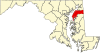 肯特县在马里兰州的位置