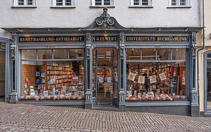 德国马尔堡的书店。