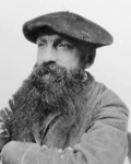 Auguste Rodin (French sculptor) with full beard