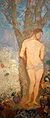 奧迪隆·雷東《聖巴斯弟盎》，1910至1912年，現藏於華盛頓國家藝廊