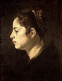 Diego de Velázquez, Head of a Girl, c. 1620–1624