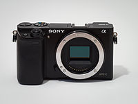 Sony Alpha ILCE-6000 APS-C-frame camera without body cap