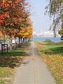 The coastal road in Aarhus