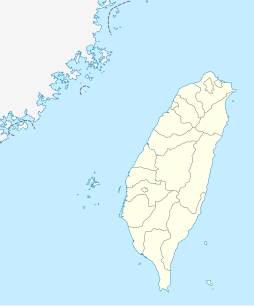 标注了事发地、起点和目的地的台湾地图