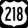 U.S. Highway 218 Business marker