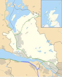 Dumbarton Castle is located in West Dunbartonshire