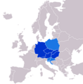 Central Europe according to Swansea University professors Robert Bideleux and Ian Jeffries (1998)[105]