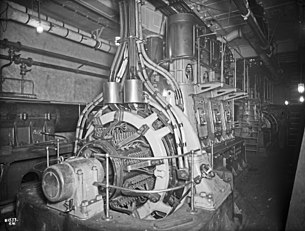 奥林匹克级邮轮上的400千瓦蒸气发电机