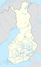 Map showing the location of Urho Kekkonen National Park