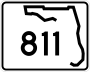 State Road 811 and County Road 811 marker