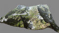 Mountains created in Grome editor using various erosion methods.