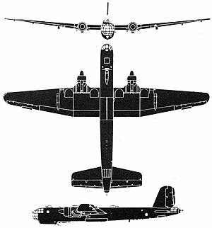 He 177 3-view