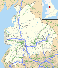 Tockholes is located in Lancashire
